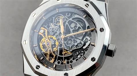 audemars piguet double balance wheel stahl|audemars piguet 15407st.